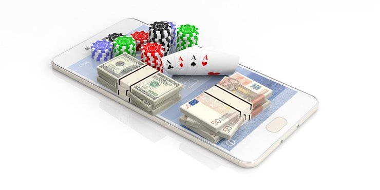 Andar Bahar card layout with left and right betting zones